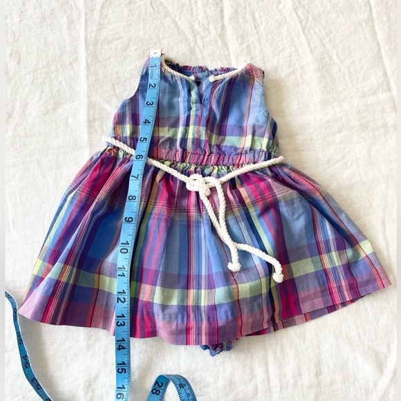 NWOT Tommy Hilfiger Infant Girls Plaid Dress - Picture 8 of 13